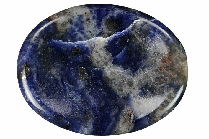 Polished Sodalite Worry Stones - 1.5" Size - Photo 1